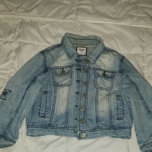 Jean jacket (long crop top cut)
